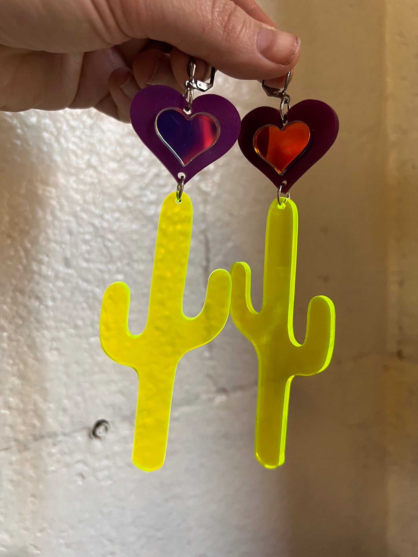 Desert Heart cactus Love Earrings