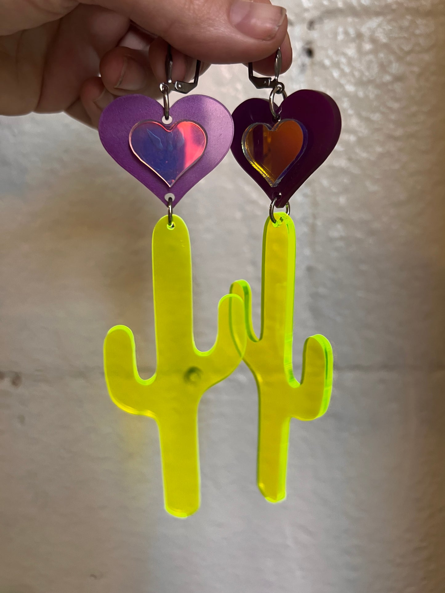 Desert Heart cactus Love Earrings