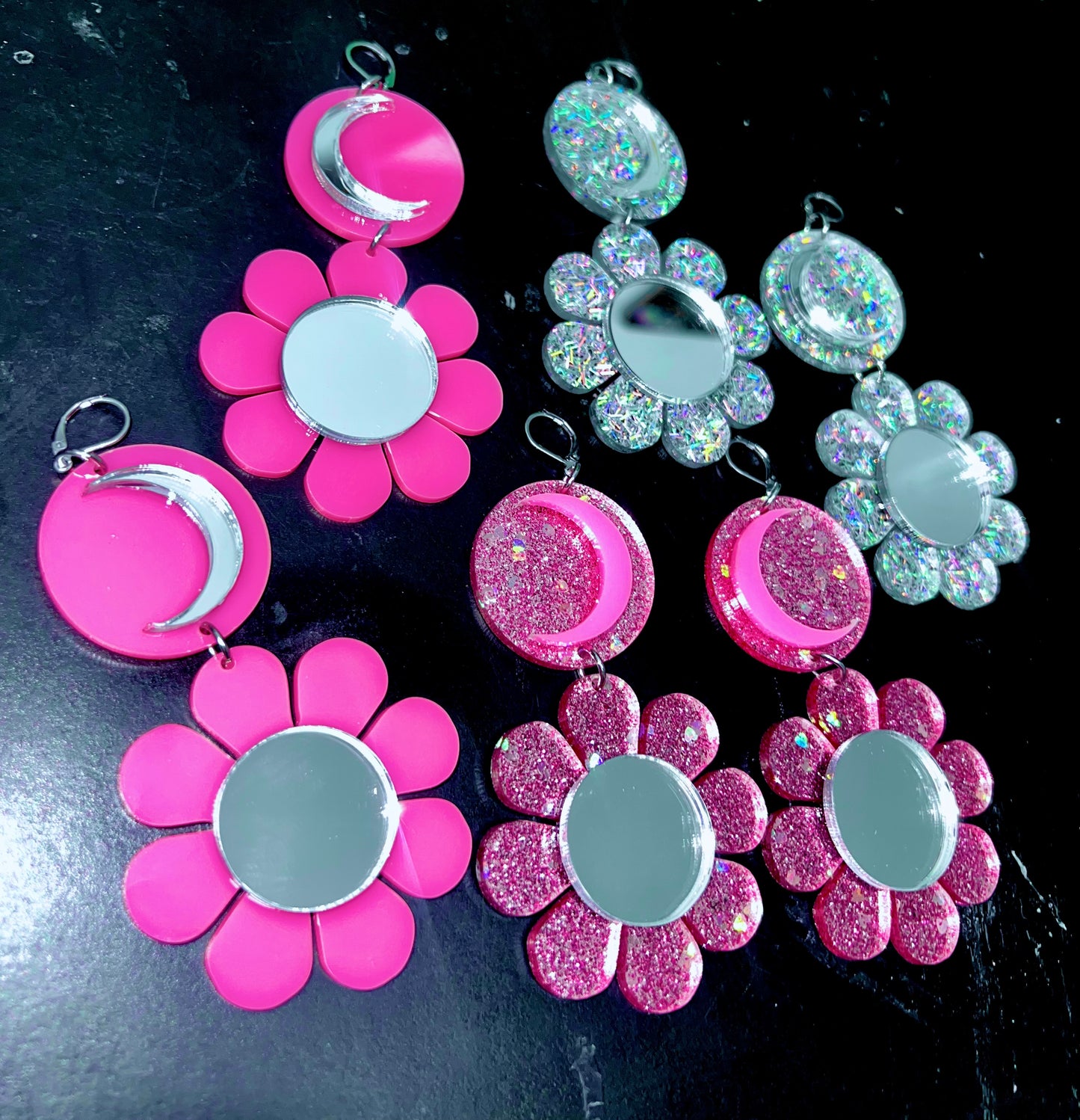 Space Barbie Flower Power Luna Earrings