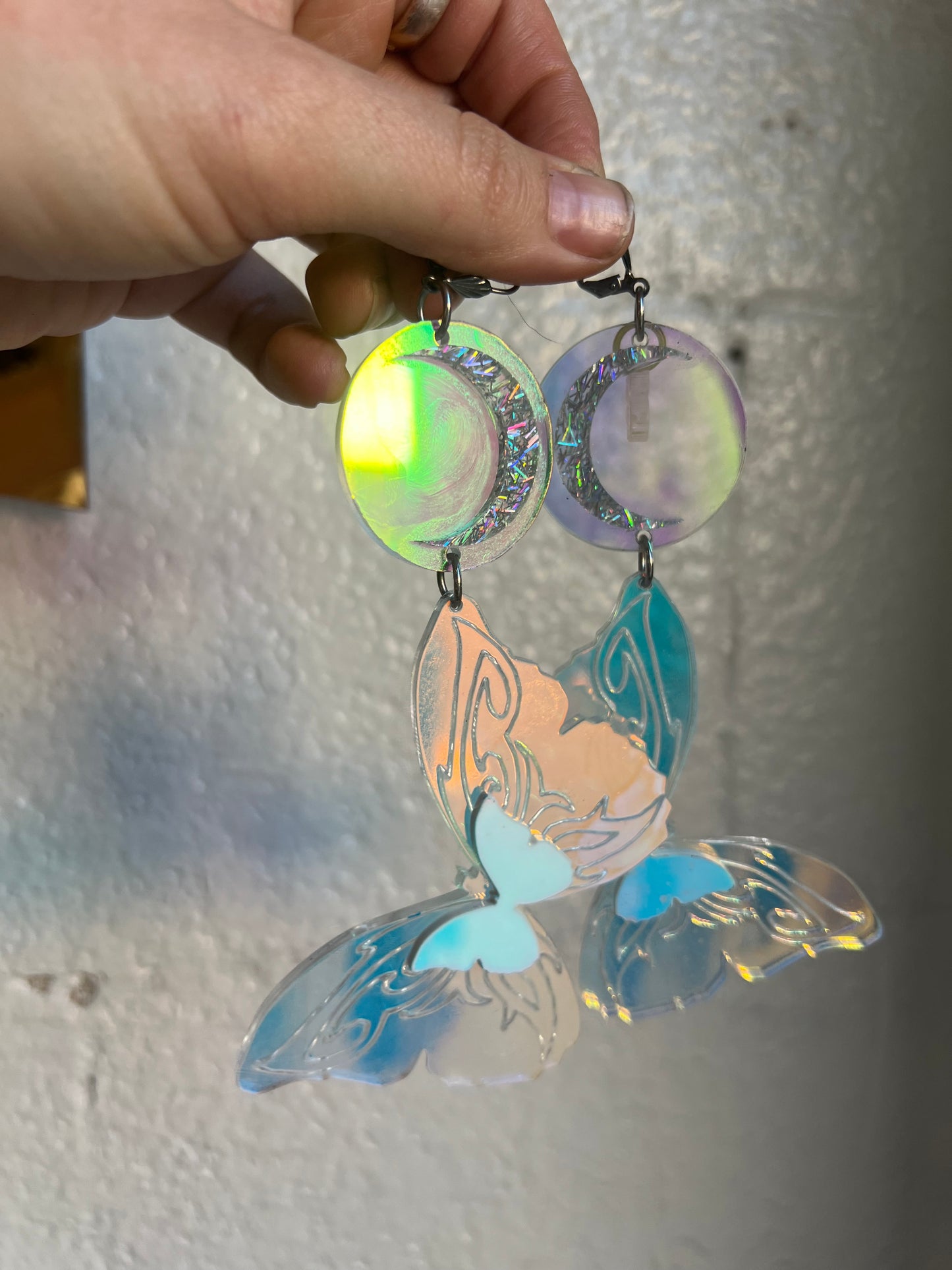 Butterfly Luna drip Earrings