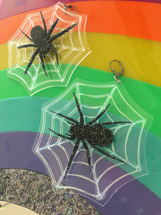 Walking in your spider web Earrings