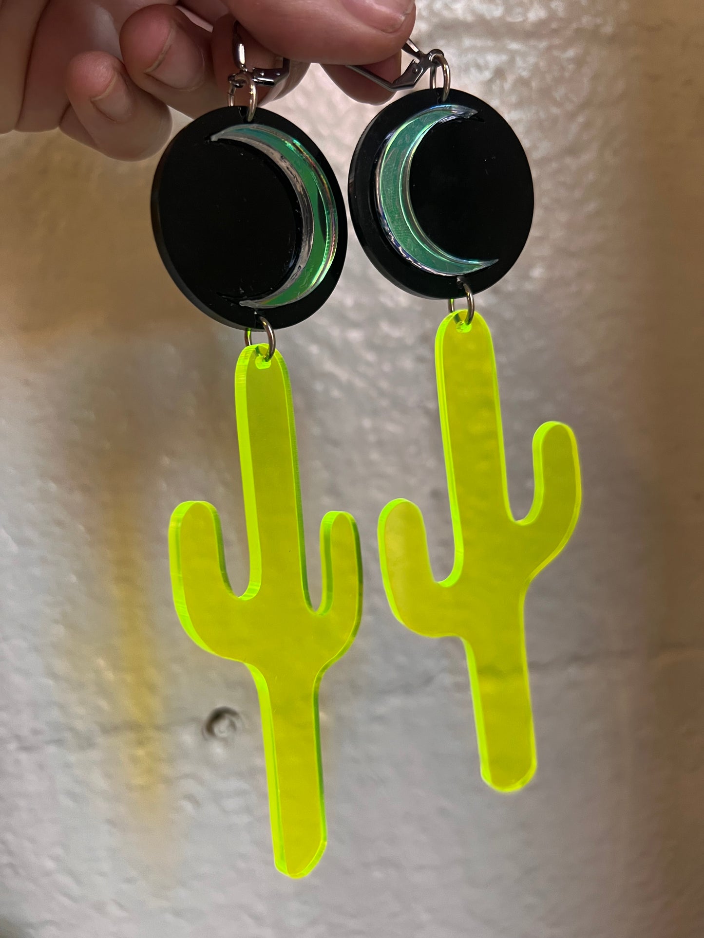Neon Desert Luna Earrings