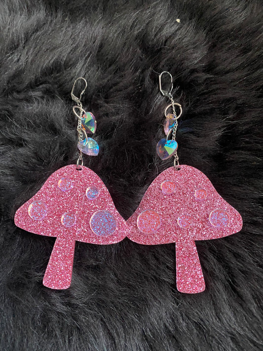 Mushie Pink Earrings